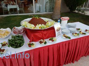 Еда в отеле Grand Park Kemer